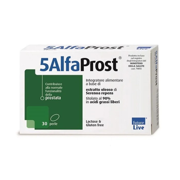 5AlfaProst Integratore per Prostata e Vie Urinarie 30 Perle - Future Live