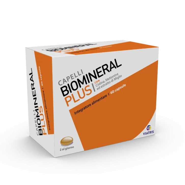 Biomineral Plus Integratore per Capelli e Unghie 60 Capsule - Biomineral Biomineral Plus Integratore per Capelli e Unghie 60 Capsule - Biomineral