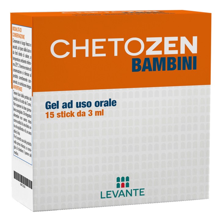 Chetozen Bambini Integratore Nausea e Digestione 15 Stick - Levante Srl