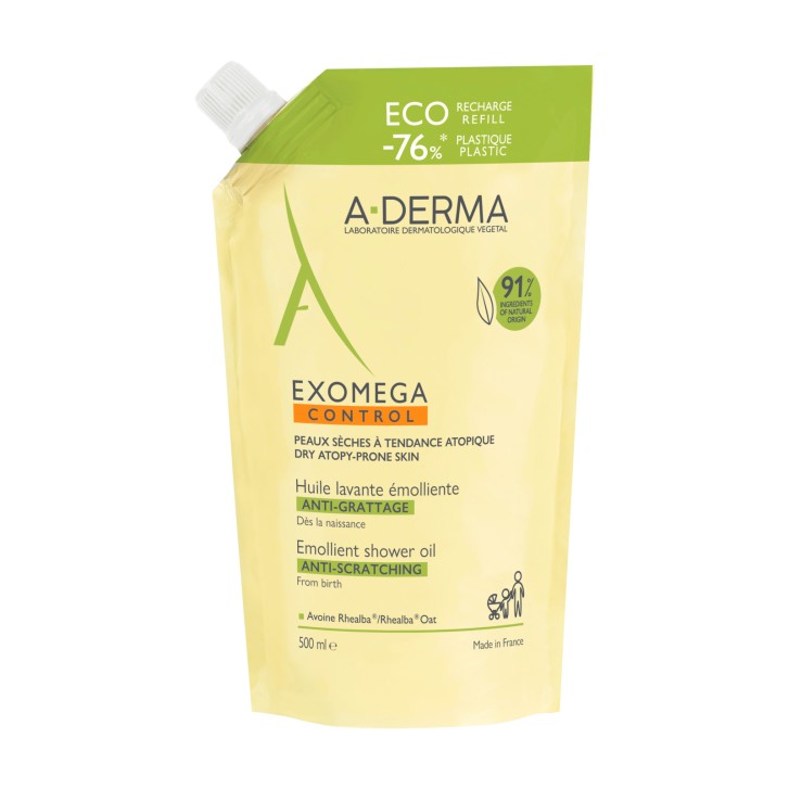 A-DERMA Exomega Control Olio Lavante Emolliente 500ml - A-DERMA