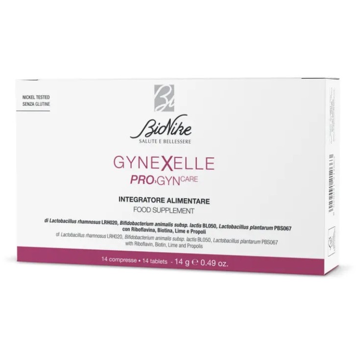 Gynexelle Pro Gyn Care Integratore Equilibrio Flora Intestinale 14 Compresse - Bionike