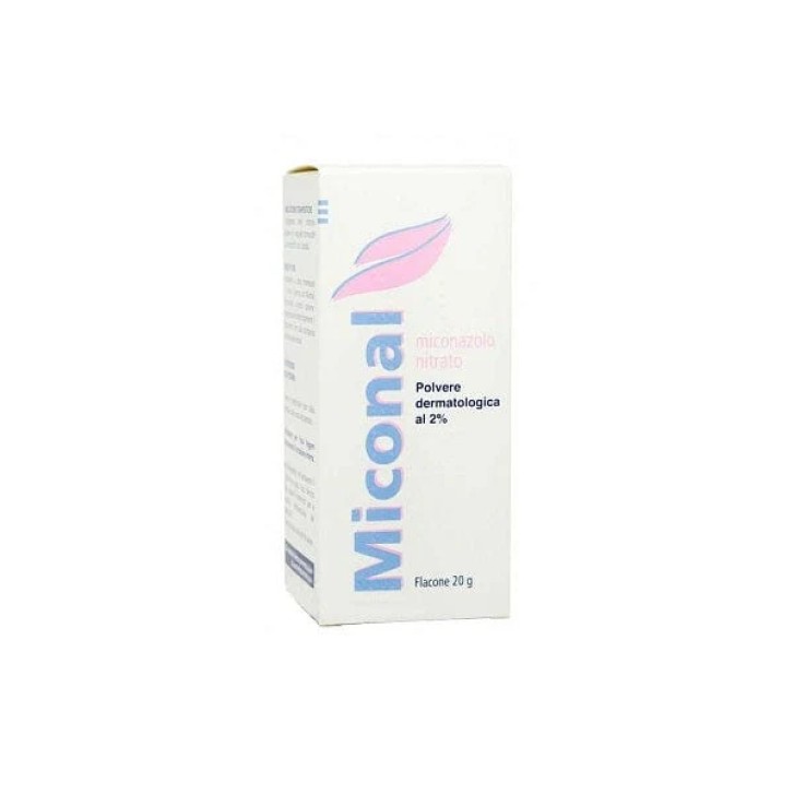 Miconal Polvere Dermatologica Antimicotica 20 g - Miconal