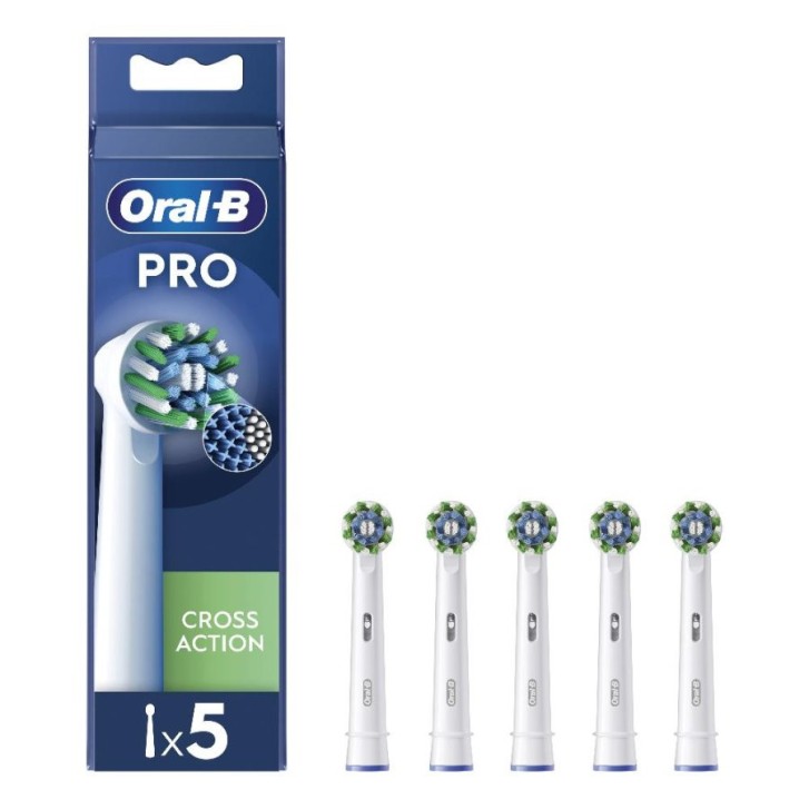 Testine di Ricambio Pro Cross Action 5 Pezzi - Oral-B Testine di Ricambio Pro Cross Action 5 Pezzi - Oral-B