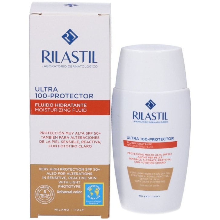 Ultra 100 Protector Color Fluido SPF 50+ 50ml - Rilastil