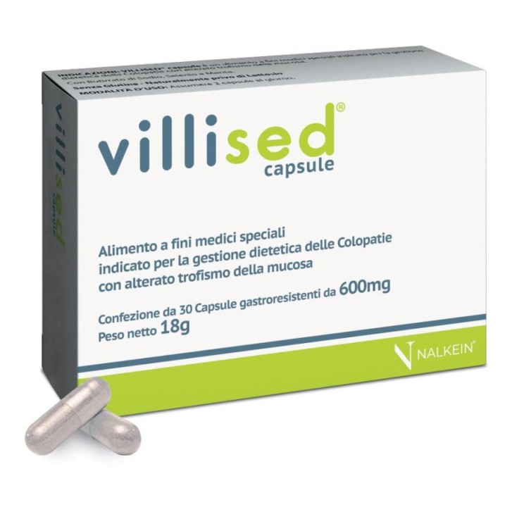 Villised 30 Capsule Gastroresistenti per Colopatie - Nalkein