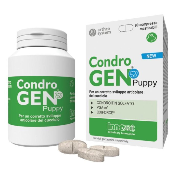 Condrogen Puppy Compresse per Sviluppo Articolare 90 Compresse - Condrogen Condrogen Puppy Compresse per Sviluppo Articolare 90 Compresse - Condrogen