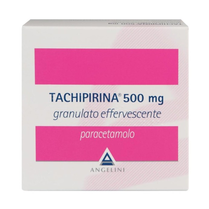 Tachipirina 500 mg Granulato Effervescente 20 Bustine - Tachipirina Tachipirina 500 mg Granulato Effervescente 20 Bustine - Tachipirina