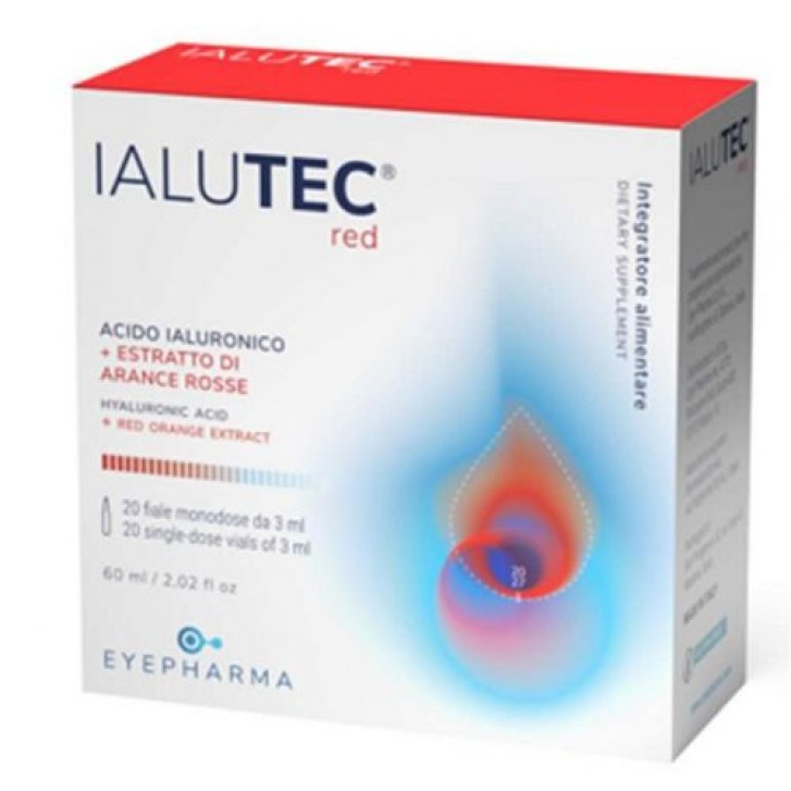 Integratore Ialutec Red in Fiale Monodose 3 ml, 20 Fiale - Eyepharma Integratore Ialutec Red in Fiale Monodose 3 ml, 20 Fiale - Eyepharma