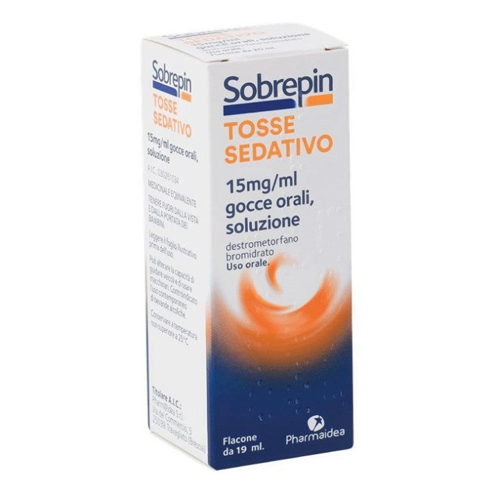 Sobrepin Tosse Sedativo 15 mg/ml Gocce Orali Soluzione 19 ml - Sobrepin