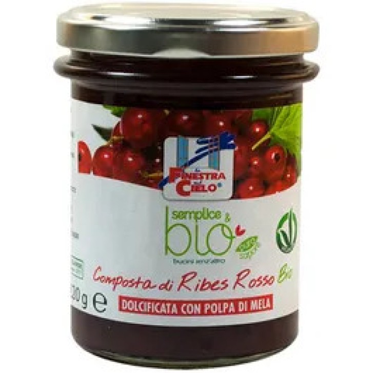 Composta Ribes Rosso Bio 220g - Semplice&Bio Composta Ribes Rosso Bio 220g - Semplice&Bio