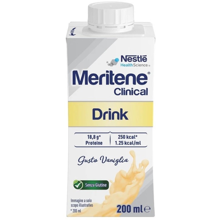 Meritene Clinical Drink Vaniglia Alimento Iperproteico 200ml - Nestlé