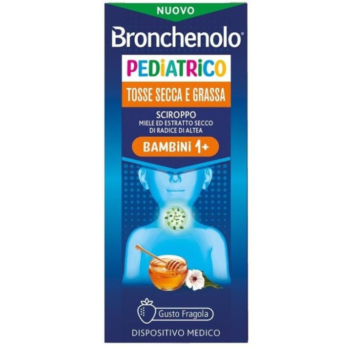 Bronchenolo Sciroppo Pediatrico per la Tosse Secca e Grassa 120ml - Bronchenolo