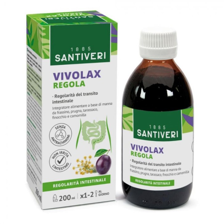 Vivolax Regola Fluido Integratore per Benessere Intestinale 200ml - Santiveri