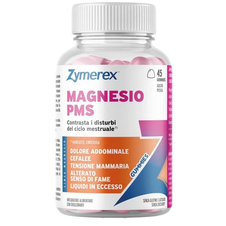 Zymerex Gum Magnesio Pms Integratore ciclo mestruale 45 gommose - Zymerex