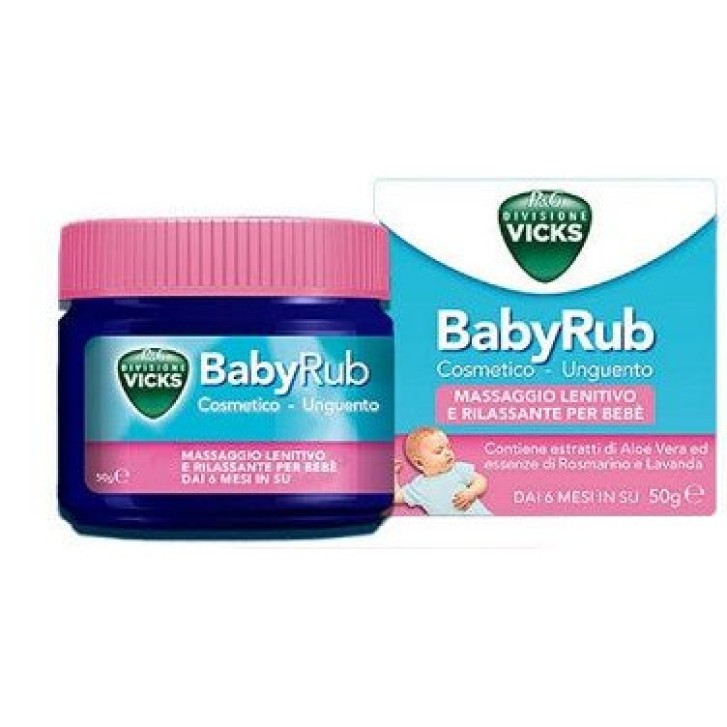 Vicks Babyrub Unguento Massaggio Lenitivo 50g - Vicks