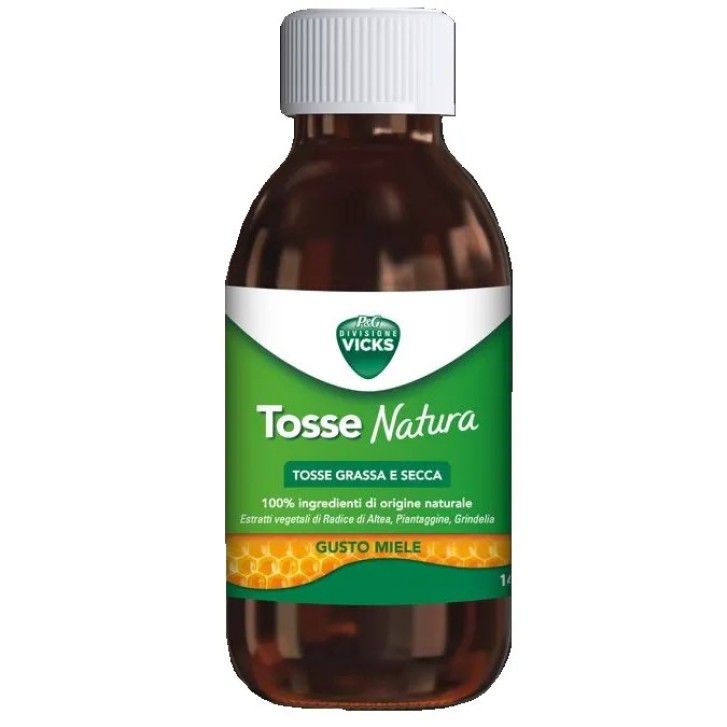 Vicks Tosse Natura per Tosse Grassa e Secca Gusto Miele 140 ml - Vicks