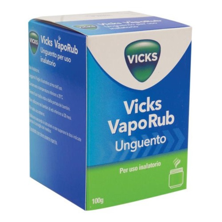 Vicks VapoRub Unguento Inalatorio per Raffreddore 100g - Vicks