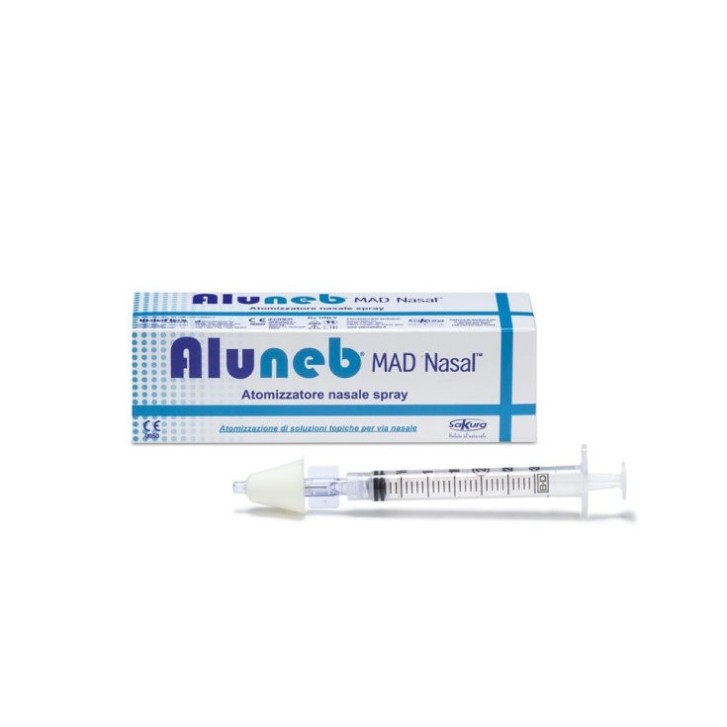 MAD Nasal Atomizzatore Dispositivo Medico Nebulizzazione 3ml con Siringa - ALUNEB