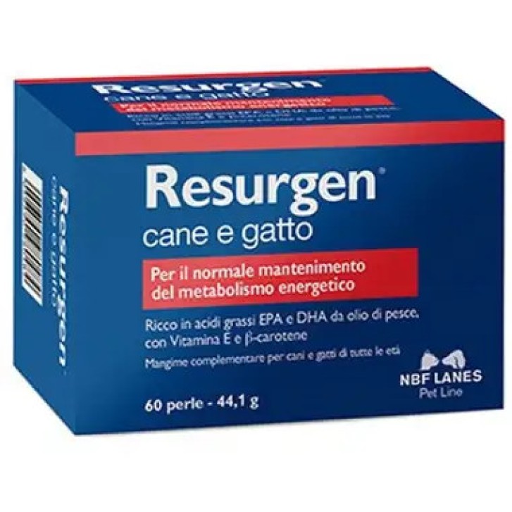 Resurgen Perle Mangime Complementare Cani e Gatti 60 Perle - N.B.F. Lanes