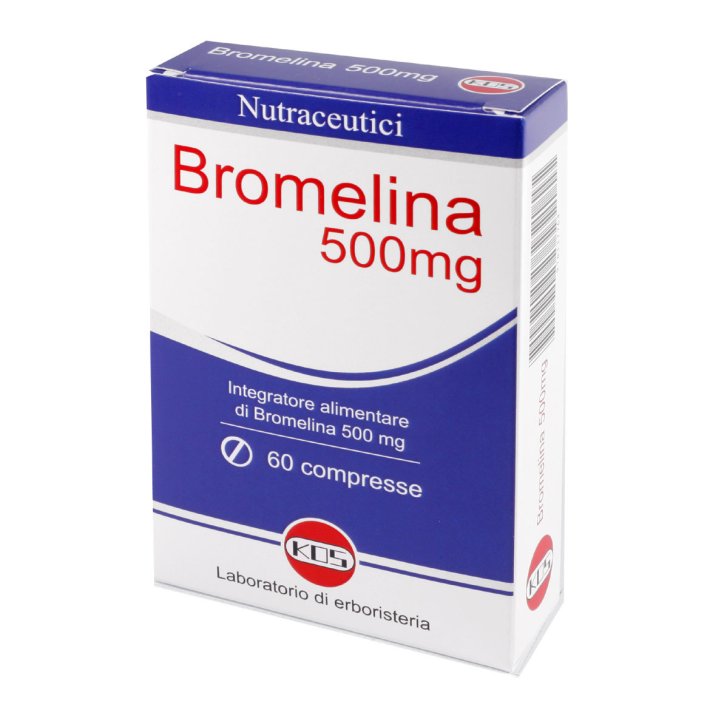 Bromelina 500mg Integratore Digestivo 60 Compresse - Kos