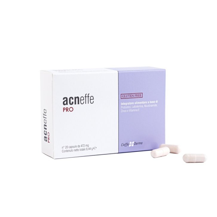 Acneffe Pro Integratore per Pelle e Flora Intestinale 20 Capsule - Cieffe Derma
