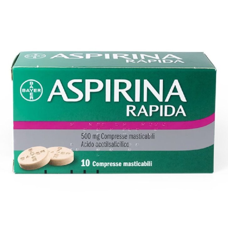 Aspirina Rapida 500mg 10 Compresse Masticabili - Aspirina
