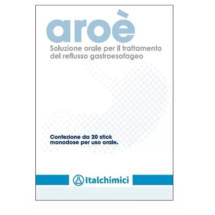 Aroe\' Soluzione Orale Reflusso Gastroesofageo 20 Stick Monodose - Italchimici