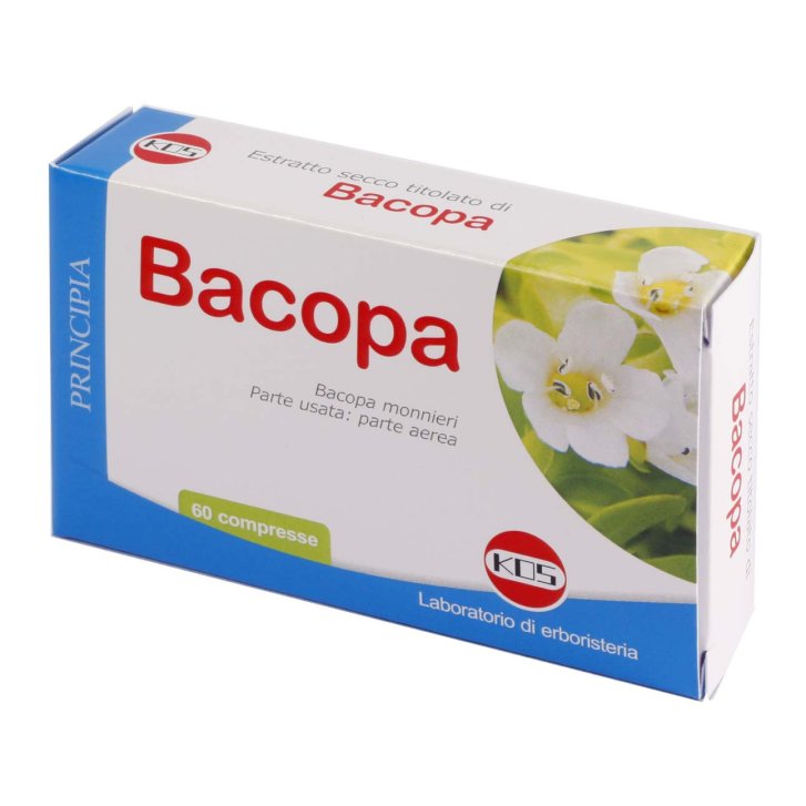 Bacopa Monnieri Integratore Memoria e Funzioni Cognitive 60 Compresse - Kos