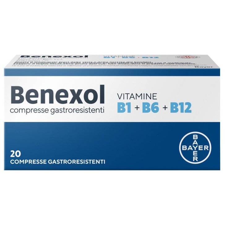 Benexol Vitamine B1 B6 B12 20 Compresse Gastroresistenti - Benexol