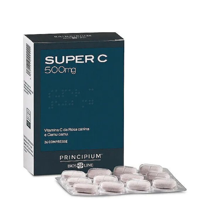 Super C 500 Integratore Vitamina C 24 Compresse - Principium