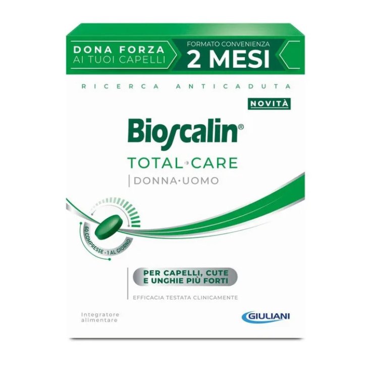 Bioscalin Total Care Integratore per Capelli, Unghie e Pelle 60 Compresse - Bioscalin