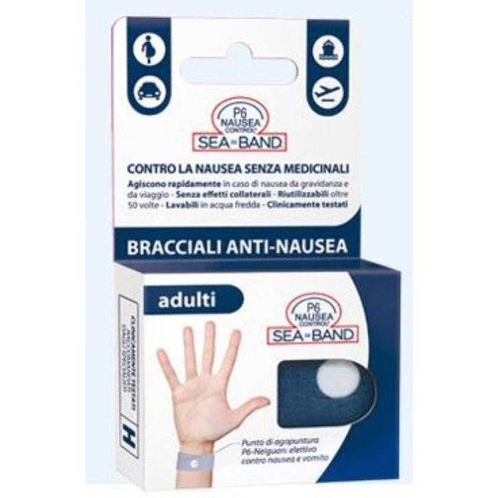 Sea-Band P6 Adulti Braccialetti Anti-Nausea Dispositivo Medico - Sea-Band