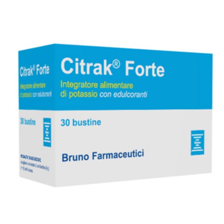 Citrak Forte Integratore di Potassio 30 Bustine - Bruno Farmaceutici