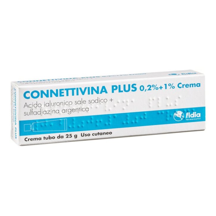Connettivina Plus Crema per Piaghe e Ustioni 25g - Connettivina