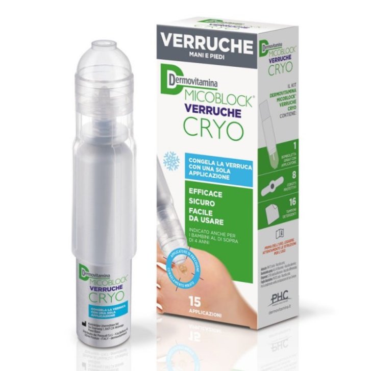 Dermovitamina Micoblock Verruche Cryo Trattamento Crioterapico - Dermovitamina Dermovitamina Micoblock Verruche Cryo Trattamento Crioterapico - Dermovitamina