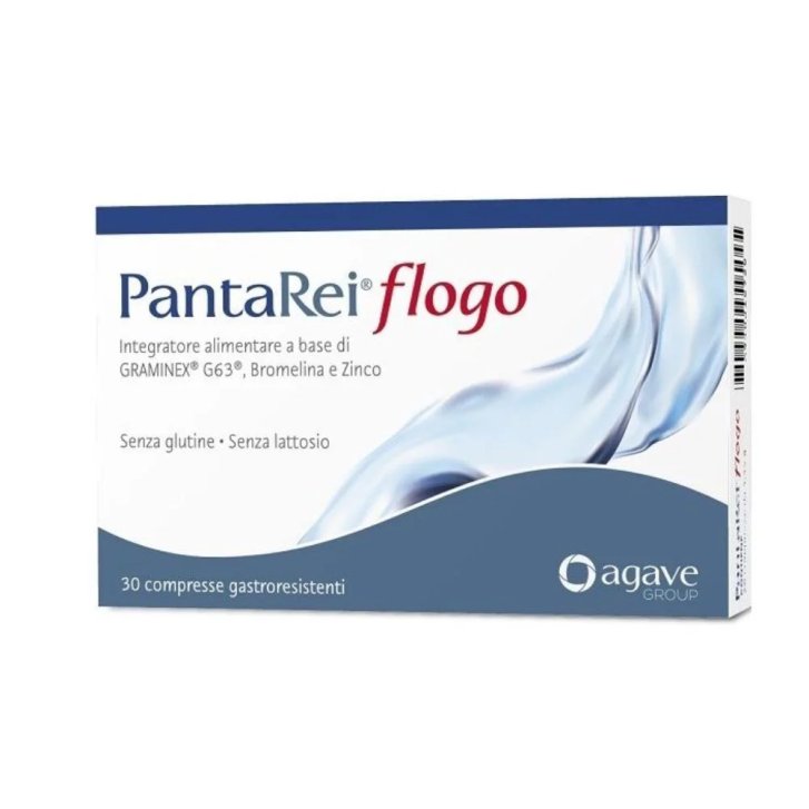 PantaRei Flogo Integratore Alimentare con Bromelina e Zinco 30 Compresse - AGAVE