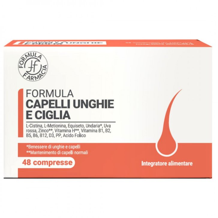 Integratore Capelli Unghie e Ciglia 48 Compresse - Formula Farmacia