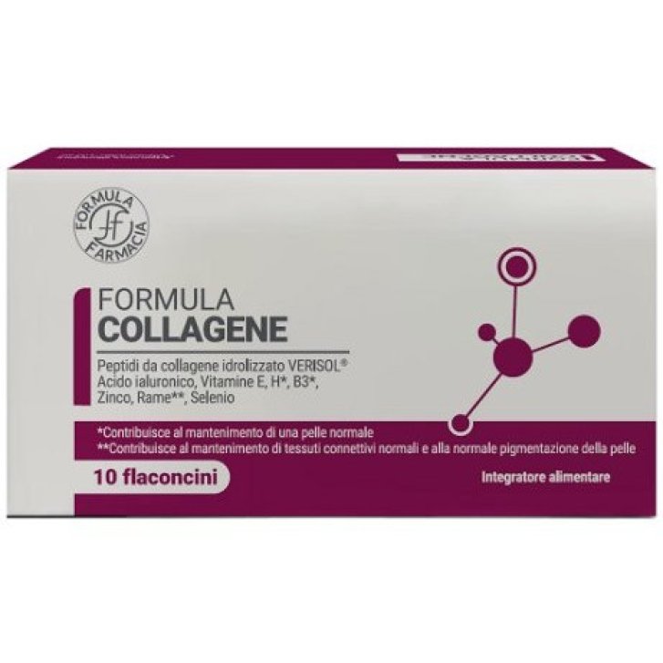 FF Formula Integratore Collagene e Acido Ialuronico 10 Fiale da 12ml - Formula Farmacia FF Formula Integratore Collagene e Acido Ialuronico 10 Fiale da 12ml - Formula Farmacia
