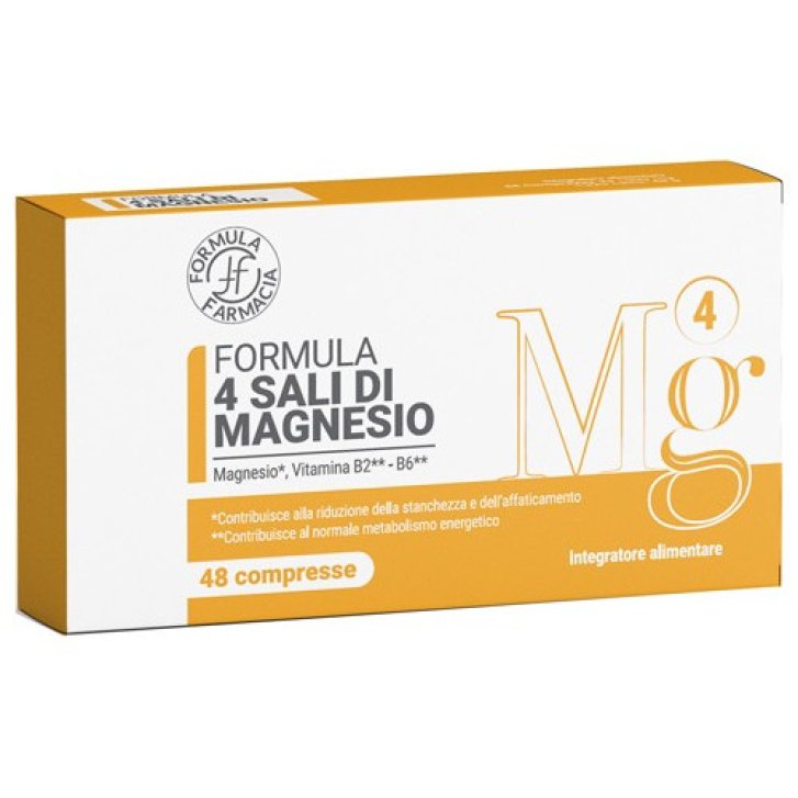 Formula 4 Sali di Magnesio Integratore, 48 Compresse - So.Farma.Morra