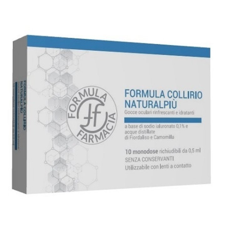 Collirio Idratante e Lubrificante 10 Flaconcini Monodose 0,5 ml - Formula Farmacia