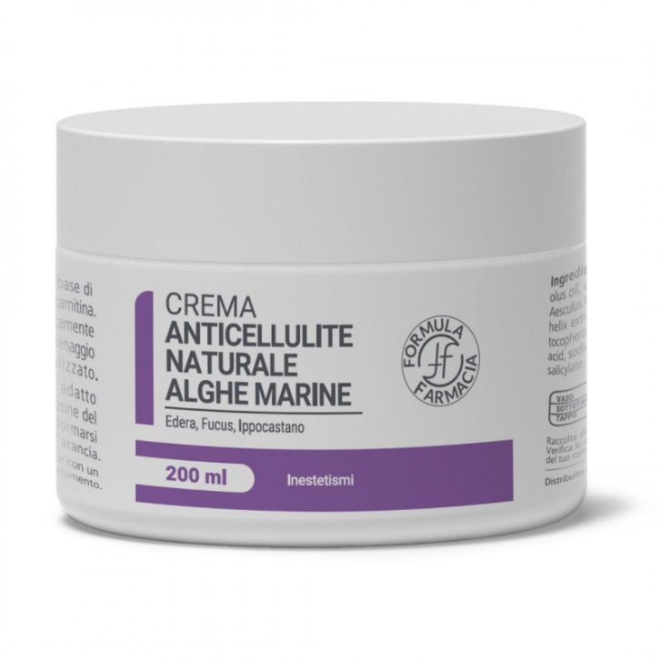 Crema Corpo Anticellulite Naturale Alghe Marine 200ml - Formula Farmacia