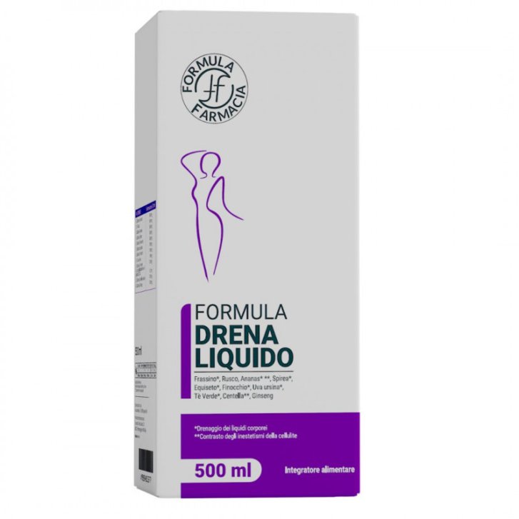 FF Drena Liquido Integratore Drenante 500 ml - Formula Farmacia FF Drena Liquido Integratore Drenante 500 ml - Formula Farmacia