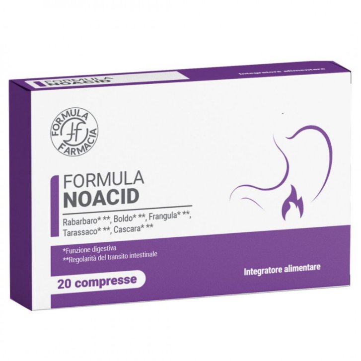 Formula Noacid Integratore Digestione 20 Compresse - Formula Farmacia Formula Noacid Integratore Digestione 20 Compresse - Formula Farmacia
