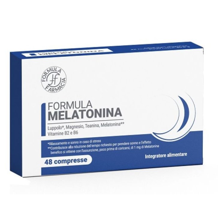 Formula Farmacia Melatonina Integratore per Sonno e Relax 48 Compresse - So.Farma.Morra Formula Farmacia Melatonina Integratore per Sonno e Relax 48 Compresse - So.Farma.Morra
