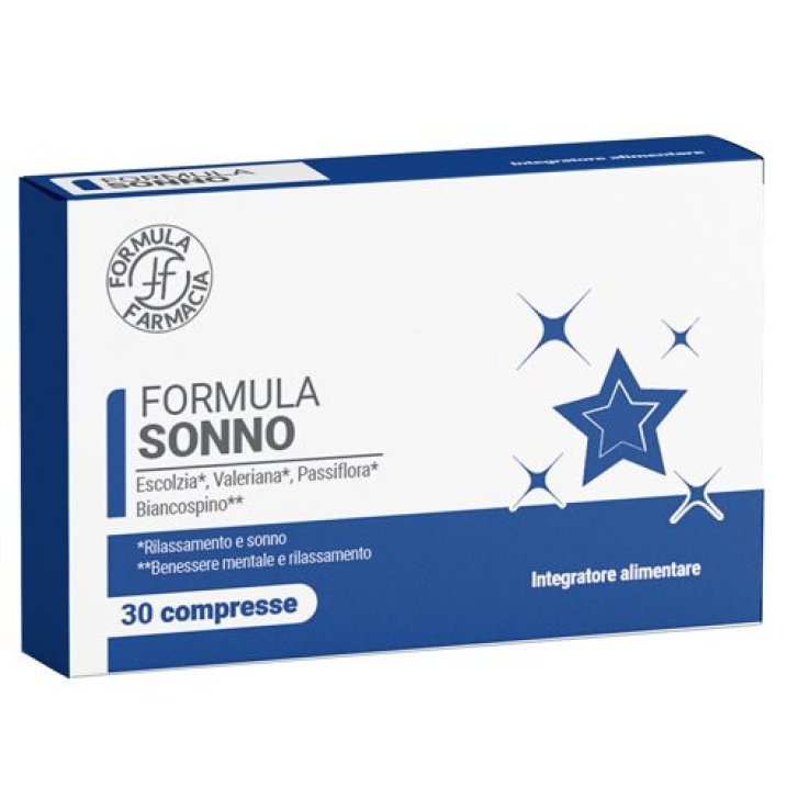 Formula Sonno Integratore Rilassamento 30 Compresse - Formula Farmacia