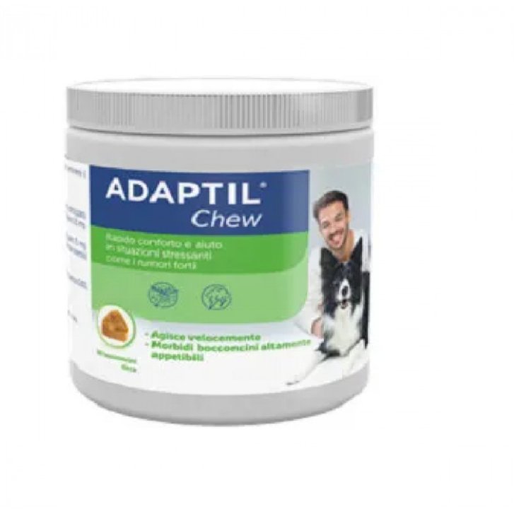 Adaptil Chew Mangime Complementare Calmante per Cani 30 Bocconcini - Ceva