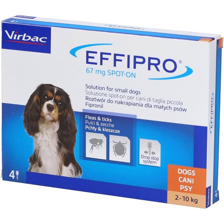 Effipro Spot-On Cani 2-10 kg 4 Pipette Ectoparassiticida - Effipro