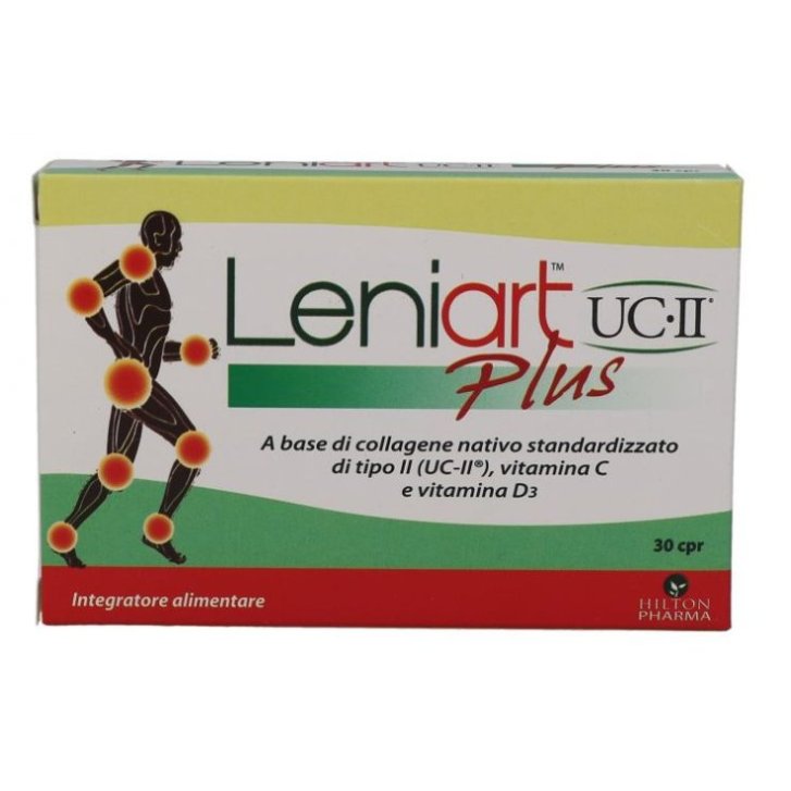 Leniart UC-II Plus Integratore per Ossa e Cartilagini 30 Compresse - Hilton Pharma Leniart UC-II Plus Integratore per Ossa e Cartilagini 30 Compresse - Hilton Pharma