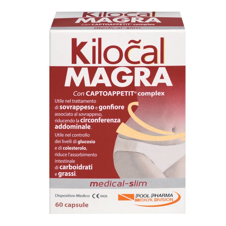 Kilocal Magra Integratore Perdita Peso Controllo Gonfiore Addominale 60 Capsule - Kilocal