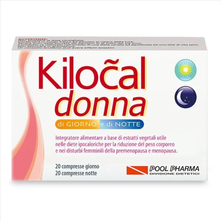 Kilocal Donna Integratore Menopausa e Controllo Peso 40 Compresse - Kilocal